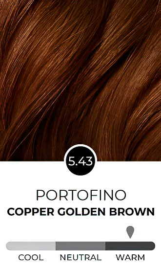 Thuốc Nhuộm Tóc Màu Nâu Vàng Đồng Sáng 8/43 Light Golden Copper Blonde Hair  Dye